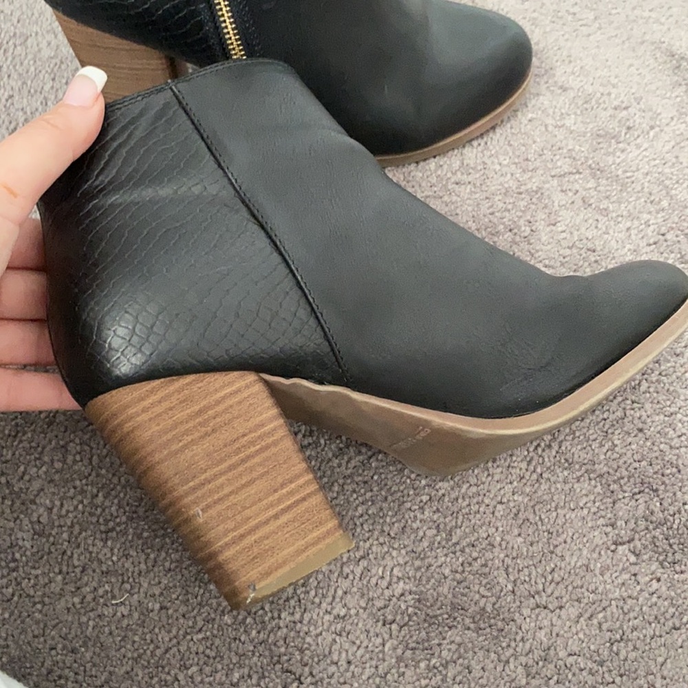 Black Booties From Call It Spring Size 8 - image 4